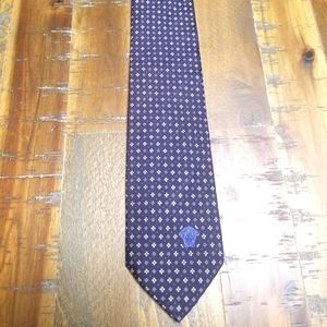 100% Athentic Navy Blue Versace Tie
